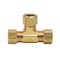 Thrifco Plumbing No. 64-C 3/8 Inch Lead-Free Brass Compression Tee 4401067 - alternate 3
